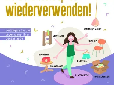 Broschüre - Erste und beste Option: wiederverwenden