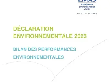 Déclaration environnementale d'IDELUX Environnement 2023.pdf