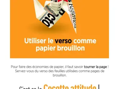 Affiche Cocotte - Papier brouillon