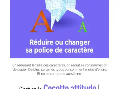 Affiche Cocotte - Réduire la police